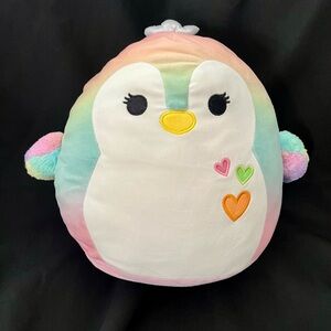 Squishmallows Louisa The Rainbow Penguin Plush